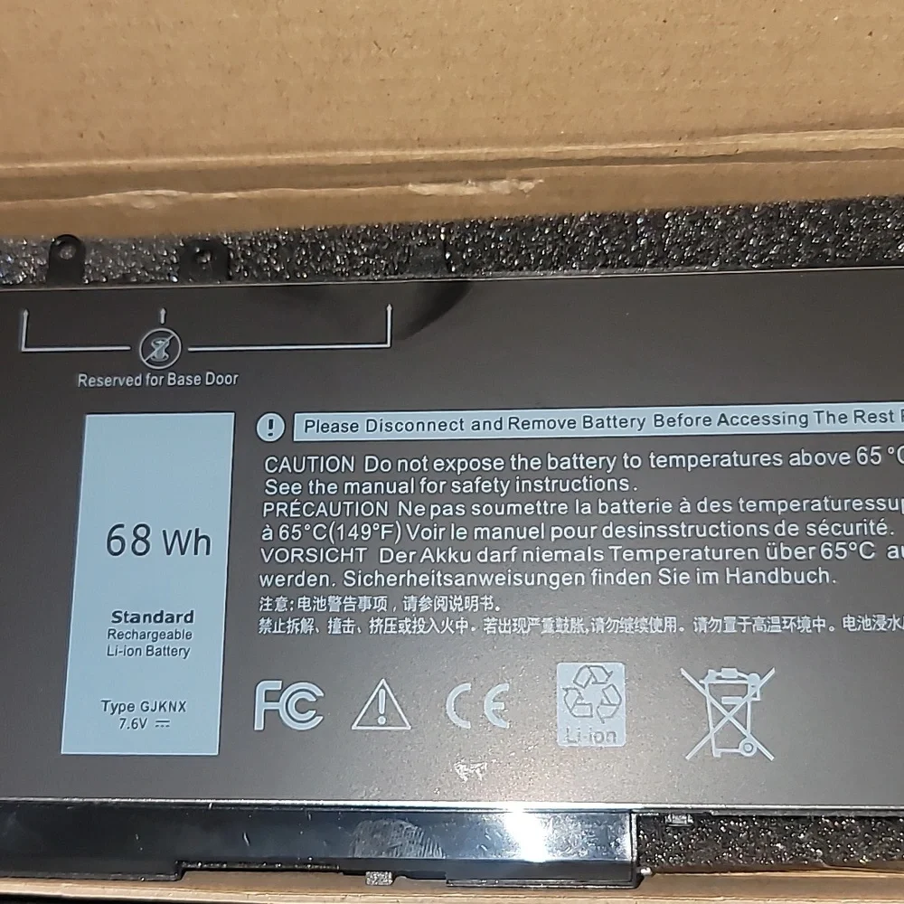 GJKNX 7.6V 68WH Battery Replacement for Dell Latitide New In Box